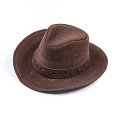 Imagem do Chapéu Cowboy Couro Camurçado