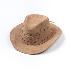 Chapéu Cowboy Couro Camurçado - comprar online