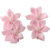 Par de hebillas flor de raso - comprar online