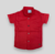 Houston Camisa manga corta de lino Roja