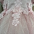 Children Dior Art 352 Vestido de tul con brillos y apliques de flores - Venessia
