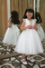 Children Dior Art 27 Vestido corto con transparencia plumetí