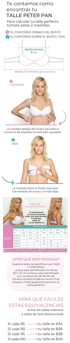 Peter Pan 103 Corpiño sin aro Bonita Microfibra - tienda online