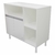 Balcão 2 portas 100% mdf p/ fruteira, bebedouro, micro-ondas - Belli Móveis 