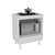 Balcão multiuso cozinha para cooktop micro/forno 100% mdf na internet