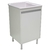 Balcão de lavanderia 100% mdf com tanque de marmorite 30lt