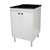Balcão de lavanderia 100% mdf com tanque de marmorite 40lt - comprar online