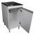 Balcão de lavanderia 100% mdf com tanque inox 30lt - loja online