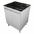 Balcão de lavanderia 100% mdf com tanque inox 48lt