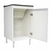 Balcão de lavanderia 100% mdf com tanque de marmorite 30lt - Belli Móveis 