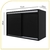 Armário Aéreo Multiuso 70Cm 2 Portas De Correr 100% Mdf na internet