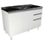 Balcão pia 120cm 100% mdf 3 portas 2 gavetas para cozinha