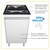Balcão de lavanderia 100% mdf com tanque inox 30lt - comprar online