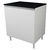 Balcão multiuso 60cm 2 portas para cozinha c/tampo 100% mdf