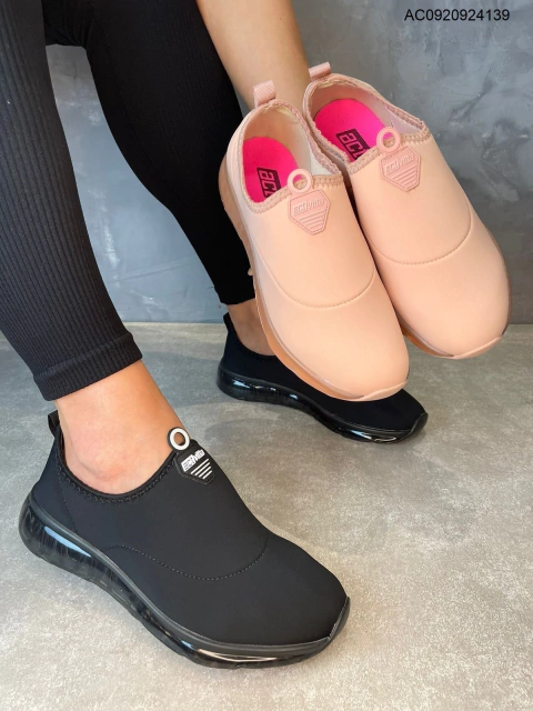 TÊNIS ESPORTIVO FEMININO 4215.1004 ELASTICO ACTVITTA SOLADO BOLHA