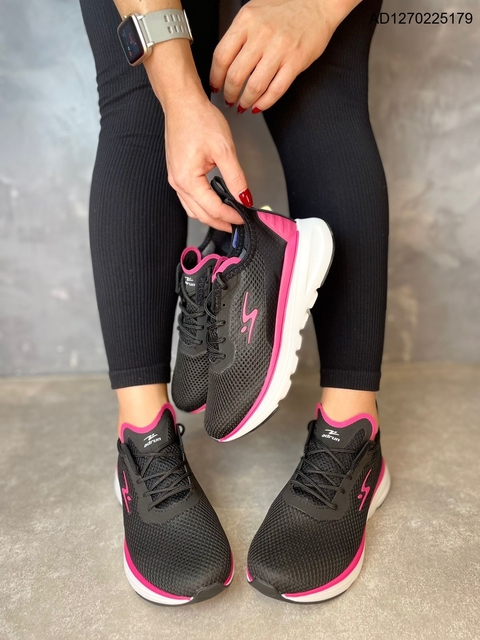 FIT ENERGY ADRUN PRETO/FUCSIA/BRANCO 10011F-1635 - comprar online