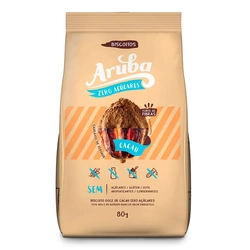 Biscoito Cacau zero 80g - Aruba