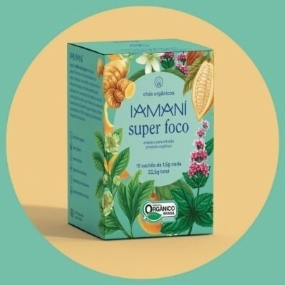 Cha Organico Super Foco - IAMANI