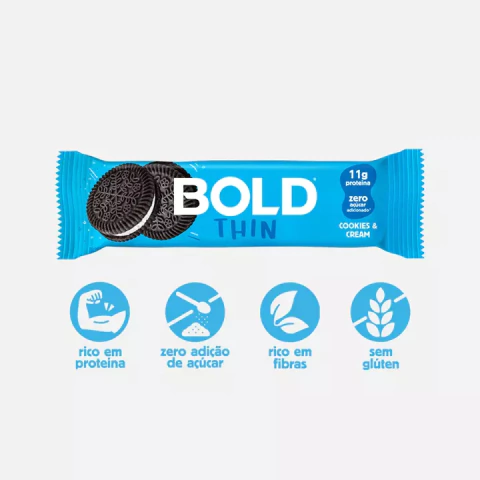 Bold Thin Cookies Cream 40g