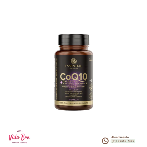 Coenzima Q10 + Omega 3TG 60 caps - Essential Nutrition - comprar online
