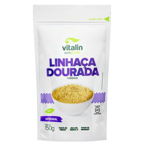 Farinha de Linhaça Dourada Int 150g - Vitalin - comprar online