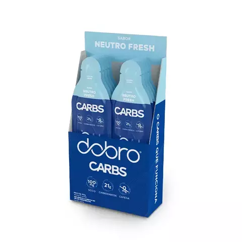 CARBS GEL - Neutro Fresh - SEM CAFEÍNA - Caixa 10 unid Dobro