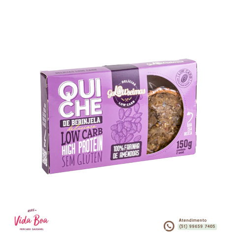 Quiche de Berinjela LowCarb - Gulowseimas - comprar online