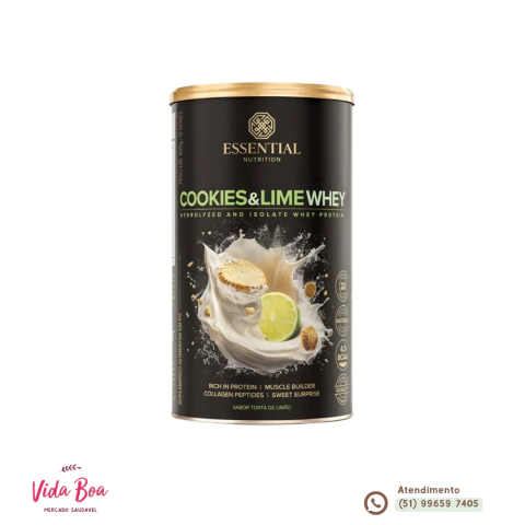 Cookies e Lime Whey 450g - Essential Nutrition - comprar online