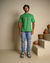 Camiseta Squad Long Line Verde