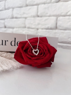 Colar Coração Love Cravejado - comprar online