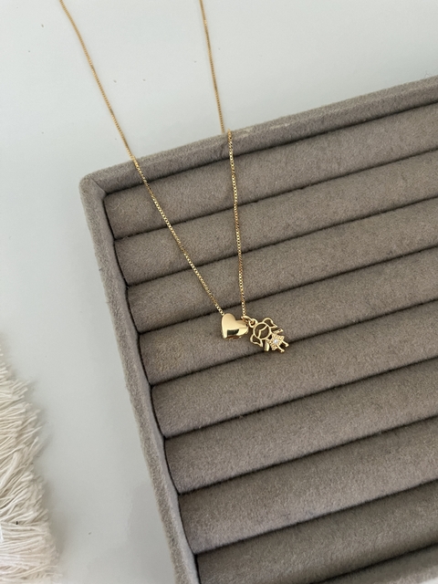 Colar Filhos - 1 filho (a) - DOURADO - comprar online