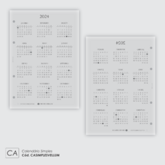 Calendário 2025 - Vellum