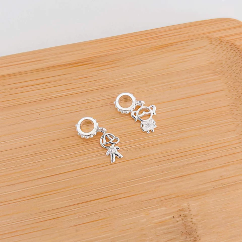 Berloque Filho(a) Cravejado