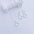 Conjunto trevo Virginia cristal - comprar online