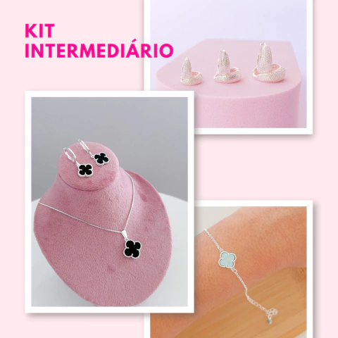 KIT INTERMEDIÁRIO 36 semijoias (detalhes na descrição) - comprar online
