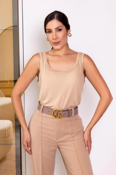 Regata "Podrinha", Bege Palha - comprar online