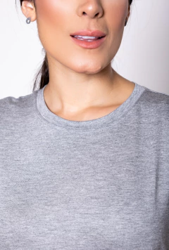 Camiseta Básica, Mescla Médio - comprar online
