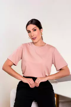 Camiseta “Podrinha”, Bege Areia