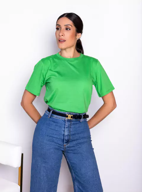 Camiseta “Podrinha”, Verde Kiwi