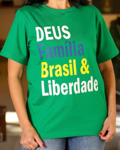 Camiseta BRASIL, Verde Bandeira na internet