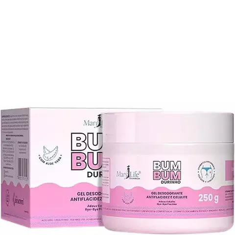 GEL DESODORANTE ANTIFLACIDEZ E CELULITE BUMBUM DURINHO