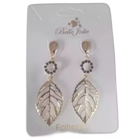 BRINCO FOLHEADO FOLHAS