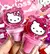 GLOSS LABIAL C/ PARTÍCULAS DE BRILHO HELLO KITTY VASO na internet