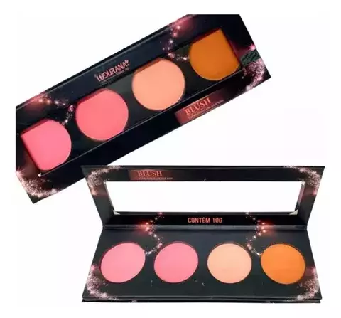 QUARTETO DE BLUSH ULTRAFINO COM SILICONE