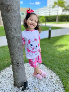 Pijama Infantil Curto Estampado Feminino - comprar online
