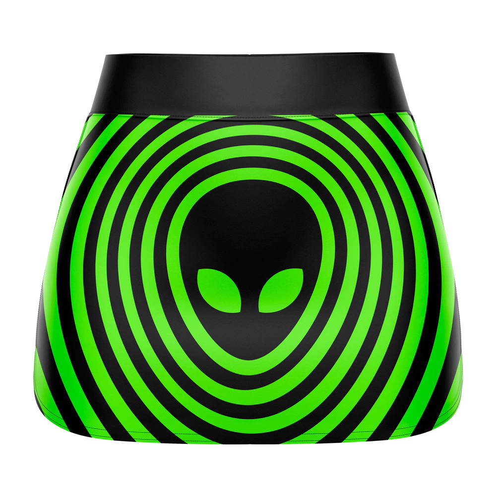 Mini Saia Alien Psicodélico