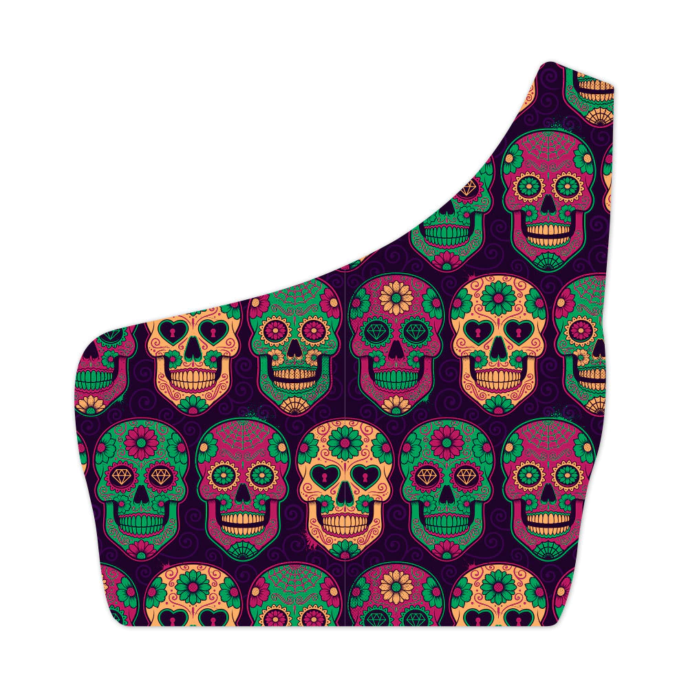 Top Um Ombro Só Caveira Mexicana