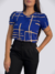Blusa estampada princesa com botões na manga