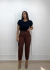 Calça Alfaiataria Cós Duplo - comprar online