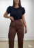 Calça Alfaiataria Cós Duplo - Luiza Store